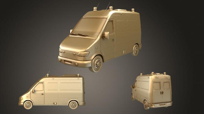 نموذج ثلاثي الأبعاد لآلة CNC السيارات والنقل سيارة إسعاف الاتحاد الأوروبي